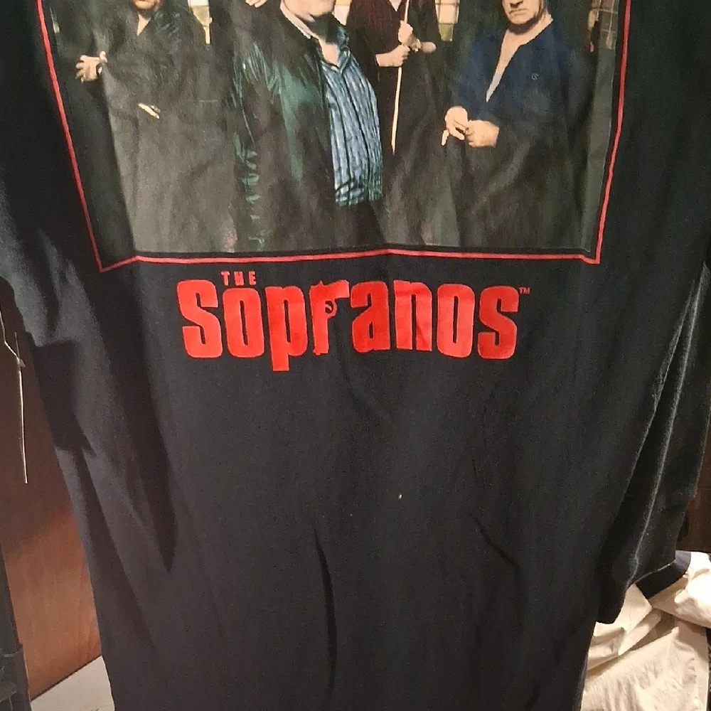 Soprano Bada Bing Black Short Sleeve T-Shirt - Picture 8 of 8